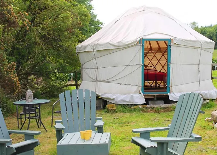 Campo de lujo The Lawn Yurt *